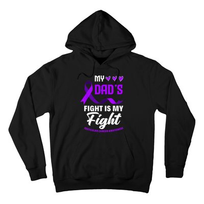 My Dads Fight Is My Fight Testicular Cancer Awareness Hoodie