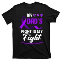 My Dads Fight Is My Fight Testicular Cancer Awareness T-Shirt