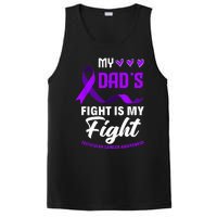 My Dads Fight Is My Fight Testicular Cancer Awareness PosiCharge Competitor Tank