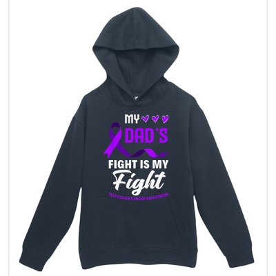 My Dads Fight Is My Fight Testicular Cancer Awareness Urban Pullover Hoodie