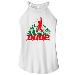 Mountain Dude Funny Bigfoot Sasquatch Hiking Gifts Women's Perfect Tri Rocker Tank