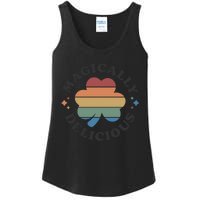 Magically Delicious Funny Bar Crawl St Patricks Day Ladies Essential Tank