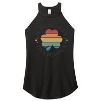 Magically Delicious Funny Bar Crawl St Patricks Day Women's Perfect Tri Rocker Tank