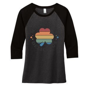 Magically Delicious Funny Bar Crawl St Patricks Day Women's Tri-Blend 3/4-Sleeve Raglan Shirt