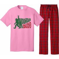 Mountain Dude Funny Bigfoot Sasquatch Pajama Set