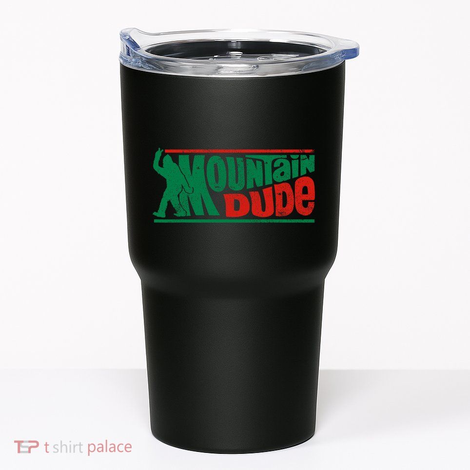 Mountain Dude Funny Bigfoot Sasquatch Rock On Hiking Vintage Tumbler