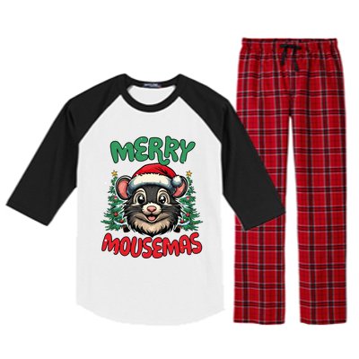 Merry Duckmas Funny Christmas Duck Lover Meaningful Gift Raglan Sleeve Pajama Set