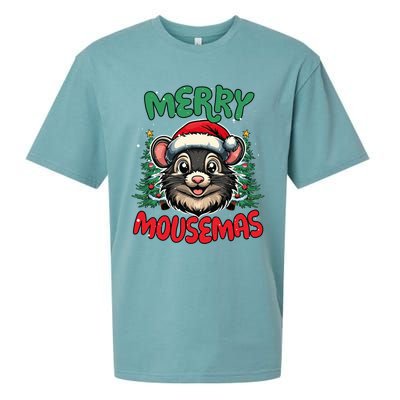 Merry Duckmas Funny Christmas Duck Lover Meaningful Gift Sueded Cloud Jersey T-Shirt