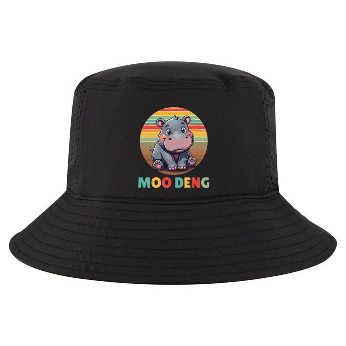Moo Deng Funny Hippopotamus Apparel Baby Hippo Meme Cool Comfort Performance Bucket Hat