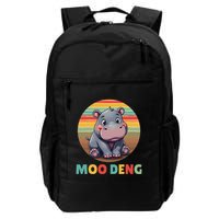 Moo Deng Funny Hippopotamus Apparel Baby Hippo Meme Backpack