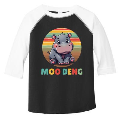 Moo Deng Funny Hippopotamus Apparel Baby Hippo Meme Toddler Fine Jersey T-Shirt