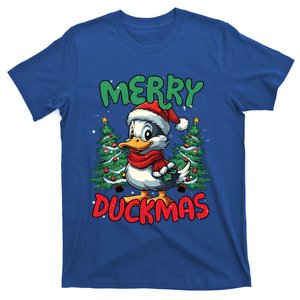 Merry Duckmas Funny Christmas Duck Lover Cool Gift T-Shirt