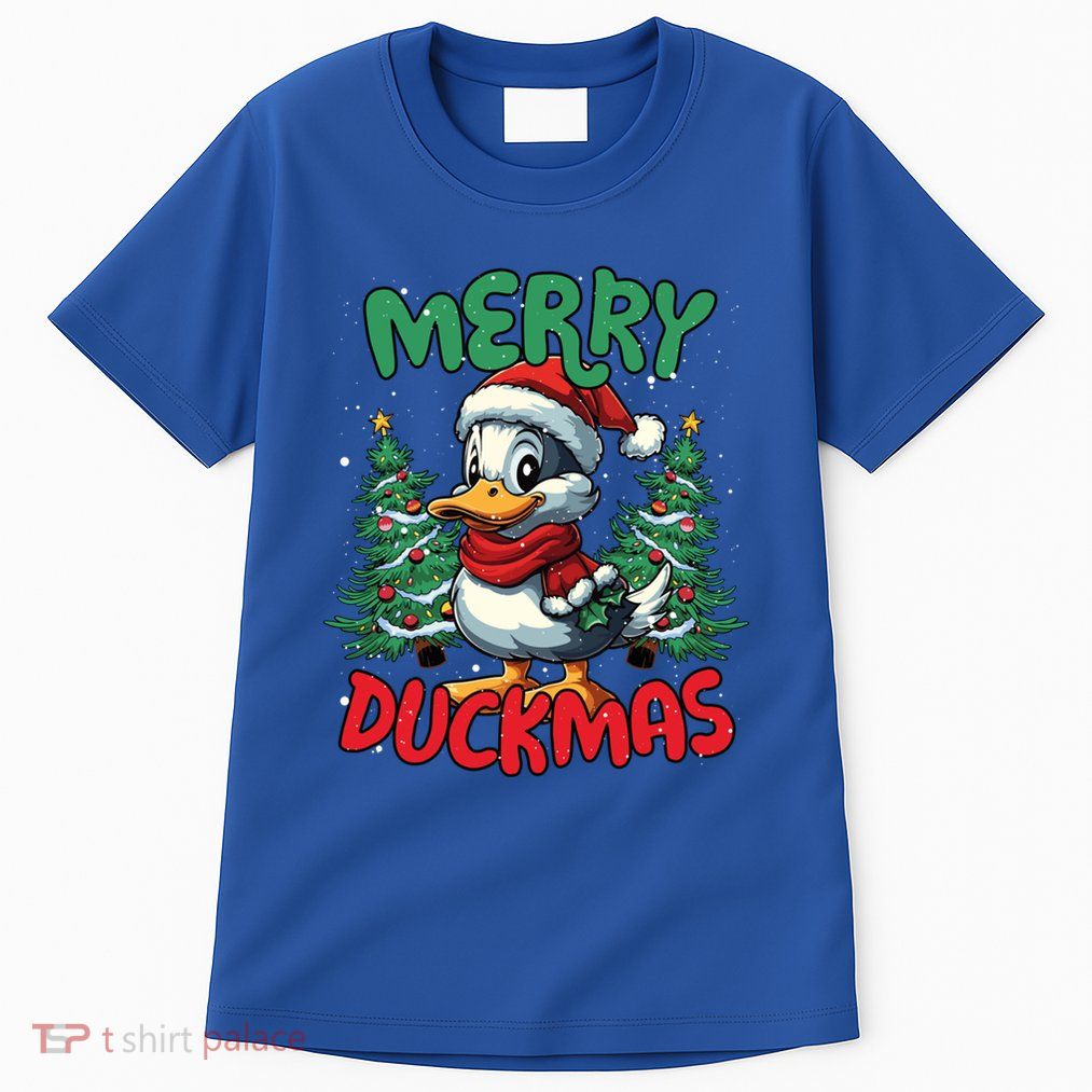 Merry Duckmas Funny Christmas Duck Lover Cool Gift Tall T-Shirt