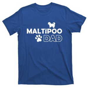 Malitipoo Dad Funny Cute Dog Owner Adopt Rescue Fathers Day Gift T-Shirt