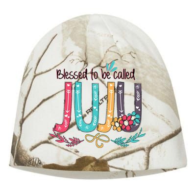 Mothers Day Gift Blessed To Be Called Juju Kati - Camo Knit Beanie