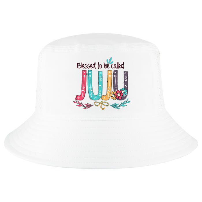 Mothers Day Gift Blessed To Be Called Juju Cool Comfort Performance Bucket Hat