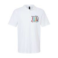 Mothers Day Gift Blessed To Be Called Juju Softstyle Adult Sport Polo