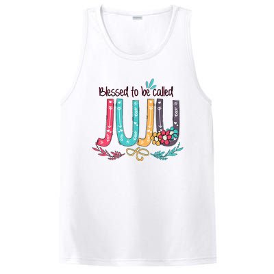 Mothers Day Gift Blessed To Be Called Juju PosiCharge Competitor Tank