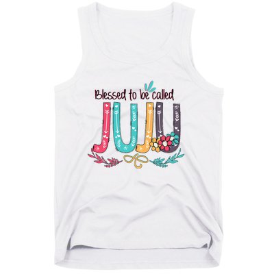 Mothers Day Gift Blessed To Be Called Juju Tank Top