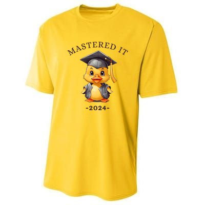 Masters Degree Graduation 2024 Mastered It Performance Sprint T-Shirt