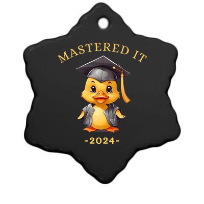 Masters Degree Graduation 2024 Mastered It Ceramic Star Ornament