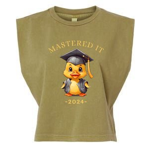 Masters Degree Graduation 2024 Mastered It Garment-Dyed Women's Muscle Tee