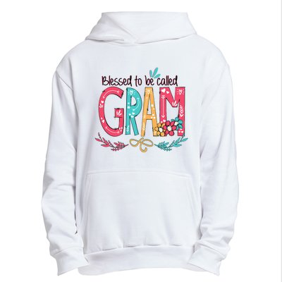 Mothers Day Gift Blessed To Be Called Gram Urban Pullover Hoodie