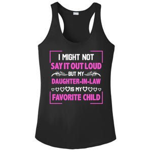 My Daughtermeaningful Giftinmeaningful Giftlaw Is My Favorite Family Mother's Da Ladies PosiCharge Competitor Racerback Tank