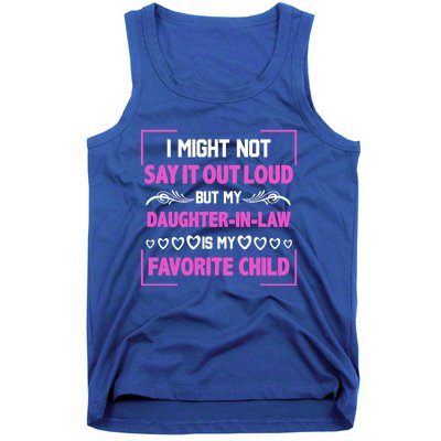 My Daughtermeaningful Giftinmeaningful Giftlaw Is My Favorite Family Mother's Da Tank Top