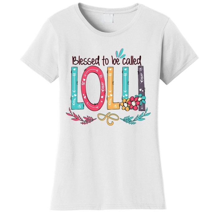 Mothers Day Gift Blessed To Be Called Lolli Women's T-Shirt