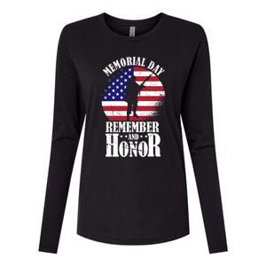 Memorial Day Gift Honor And Remember The Fallen Meaningful Gift Womens Cotton Relaxed Long Sleeve T-Shirt