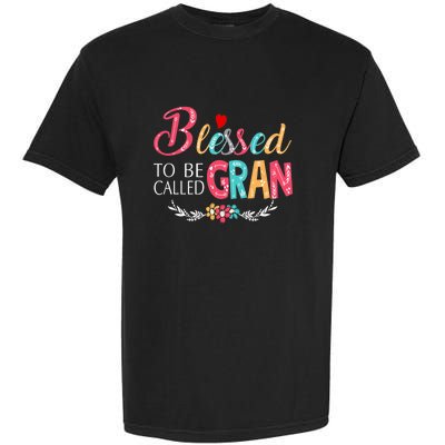 Mothers Day Gift Blessed To Be Called Gran Garment-Dyed Heavyweight T-Shirt