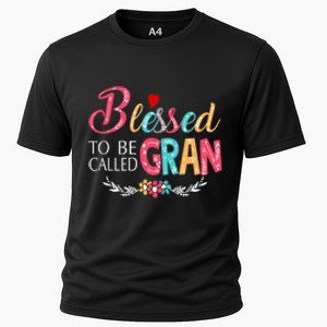 Mothers Day Gift Blessed To Be Called Gran Cooling Performance Crew T-Shirt