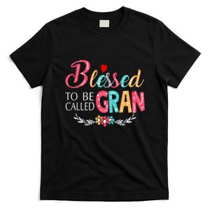 Mothers Day Gift Blessed To Be Called Gran T-Shirt