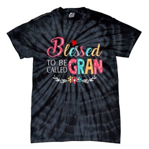 Mothers Day Gift Blessed To Be Called Gran Tie-Dye T-Shirt