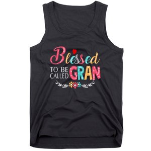 Mothers Day Gift Blessed To Be Called Gran Tank Top