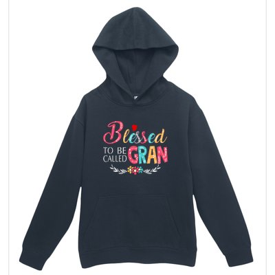 Mothers Day Gift Blessed To Be Called Gran Urban Pullover Hoodie