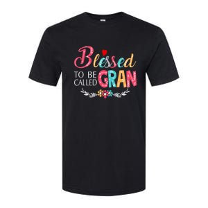 Mothers Day Gift Blessed To Be Called Gran Softstyle CVC T-Shirt