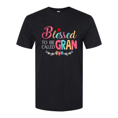 Mothers Day Gift Blessed To Be Called Gran Softstyle CVC T-Shirt