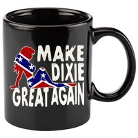 Make Dixie Great Again Civil War Flag 11oz C Handle Ceramic Mug