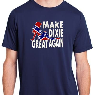 Make Dixie Great Again Civil War Flag Adult ChromaSoft Performance T-Shirt