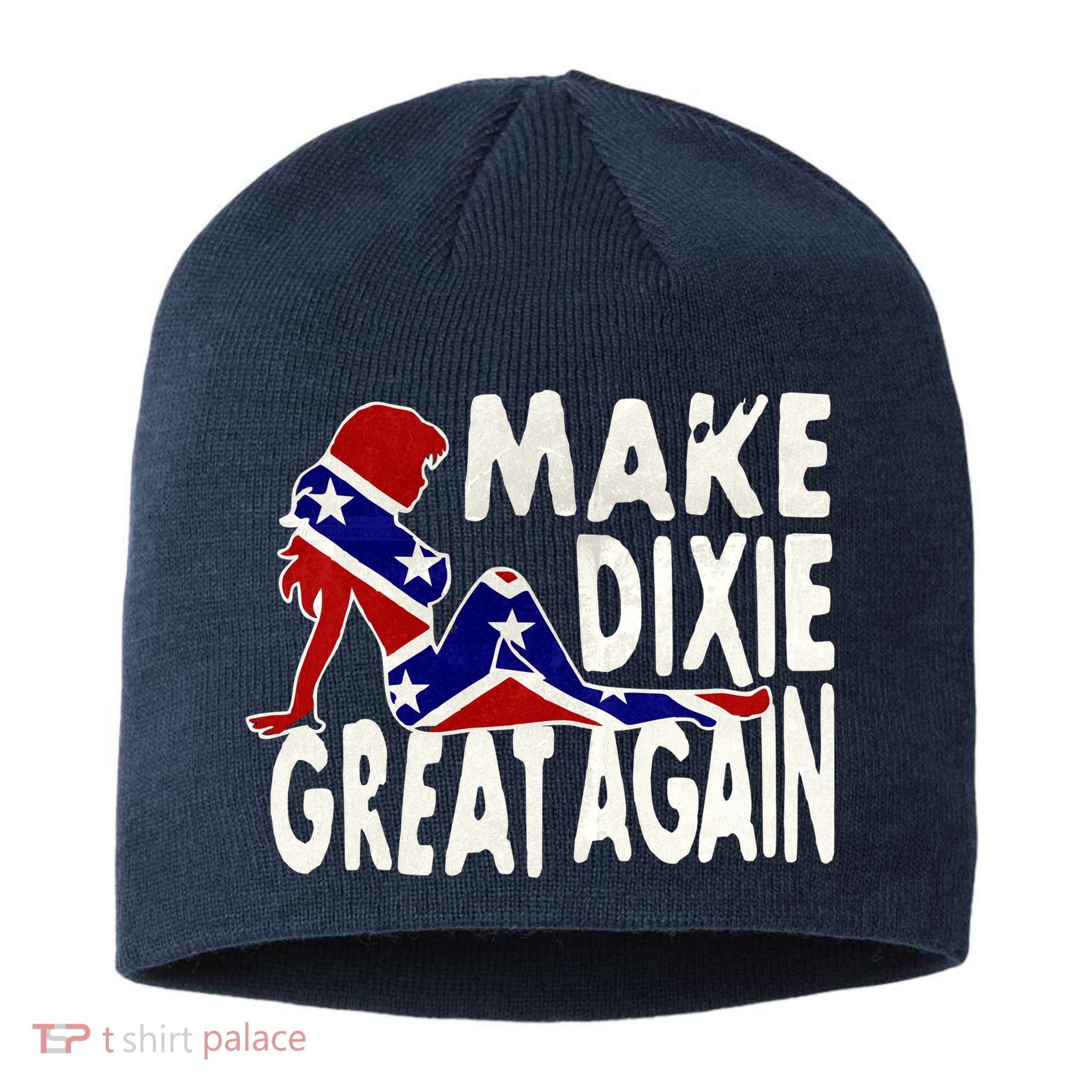 Make Dixie Great Again Civil War Flag Sustainable Beanie