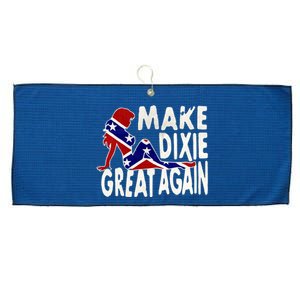 Make Dixie Great Again Civil War Flag Large Microfiber Waffle Golf Towel