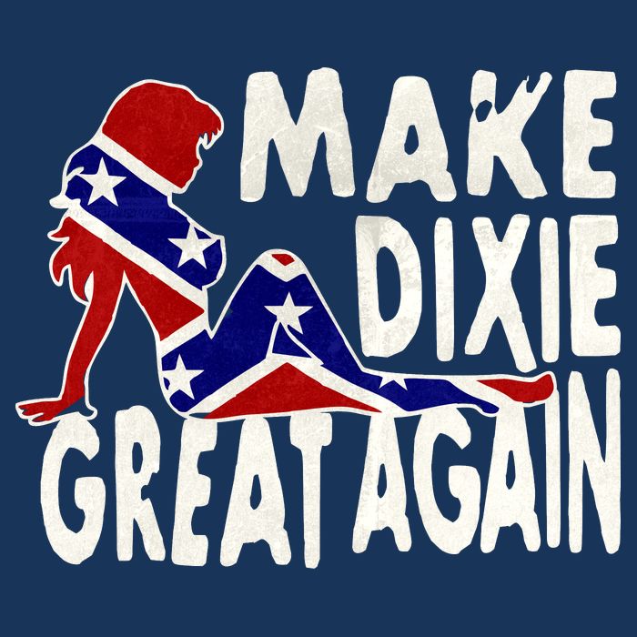 Make Dixie Great Again Civil War Flag Poster
