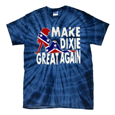 Make Dixie Great Again Civil War Flag Tie-Dye T-Shirt