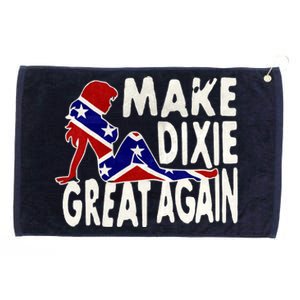 Make Dixie Great Again Civil War Flag Grommeted Golf Towel