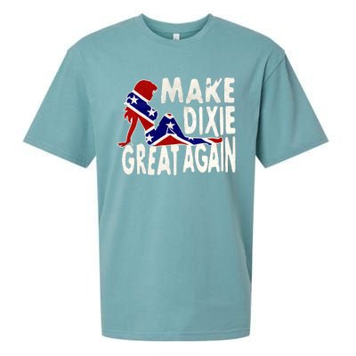 Make Dixie Great Again Civil War Flag Sueded Cloud Jersey T-Shirt