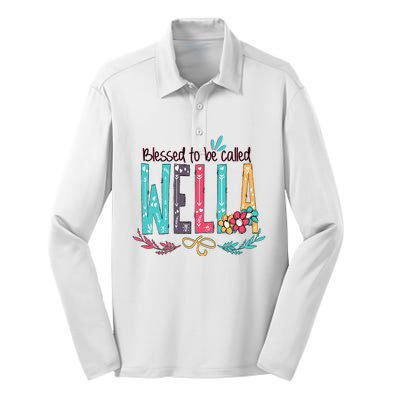 Mothers Day Gift Blessed To Be Called Wella Silk Touch Performance Long Sleeve Polo