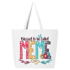 Mothers Day Gift Blessed To Be Called Meme 25L Jumbo Tote