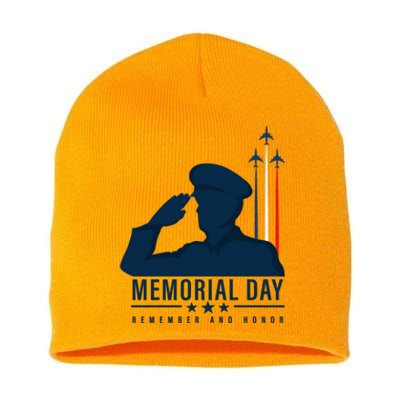 Memorial Day Gift Remember And Honor Cool Gift Short Acrylic Beanie